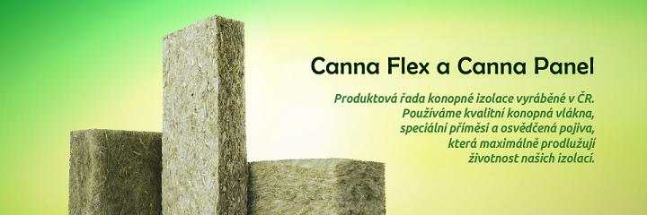 Konopá izolace Canna Flex a Canna Panel